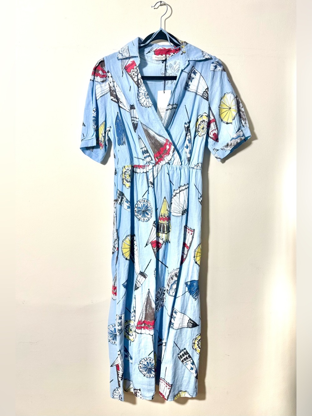 LA PICCOLA CREATIVA Sailboat Motif Maxi Dress